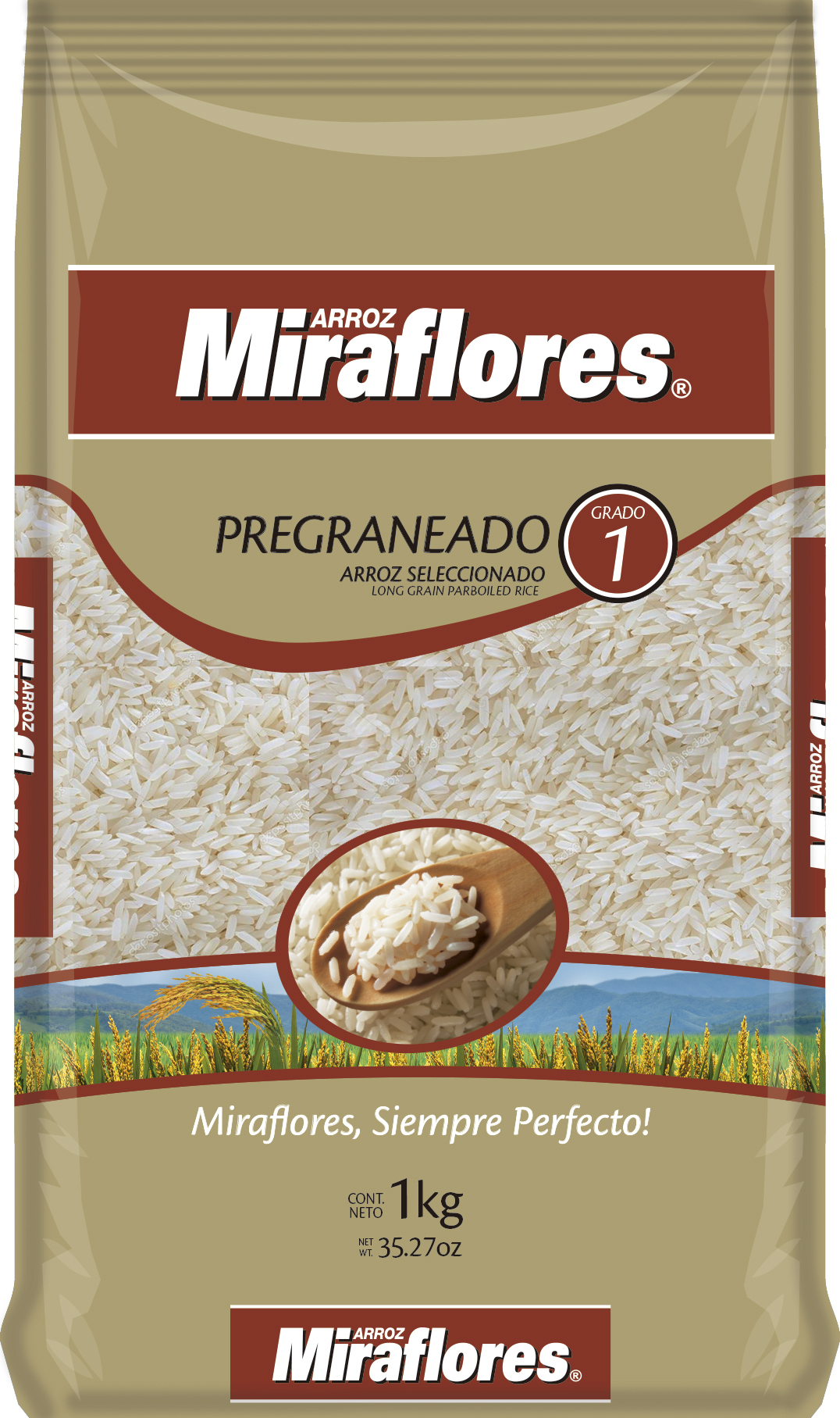 Arroz Pregraneado 1 KG