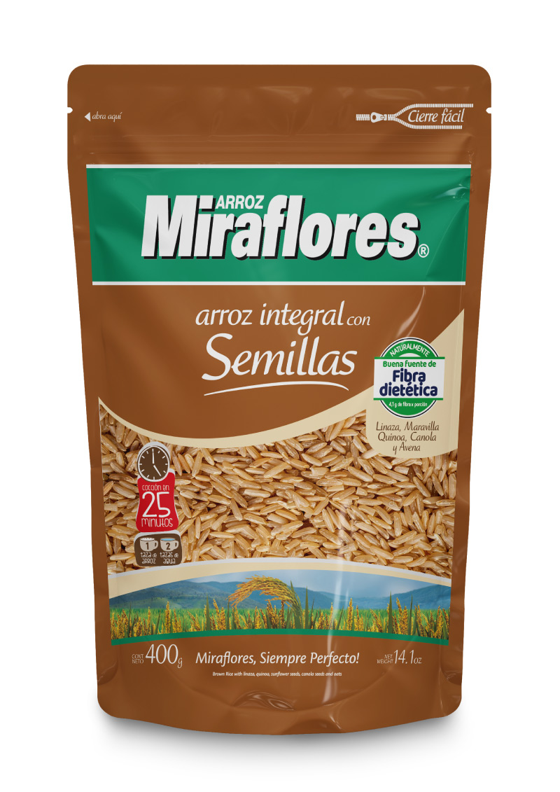 ARROZ INTEGRAL CON SEMILLAS